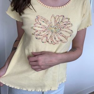 Embellished Flower Top ✨🌼